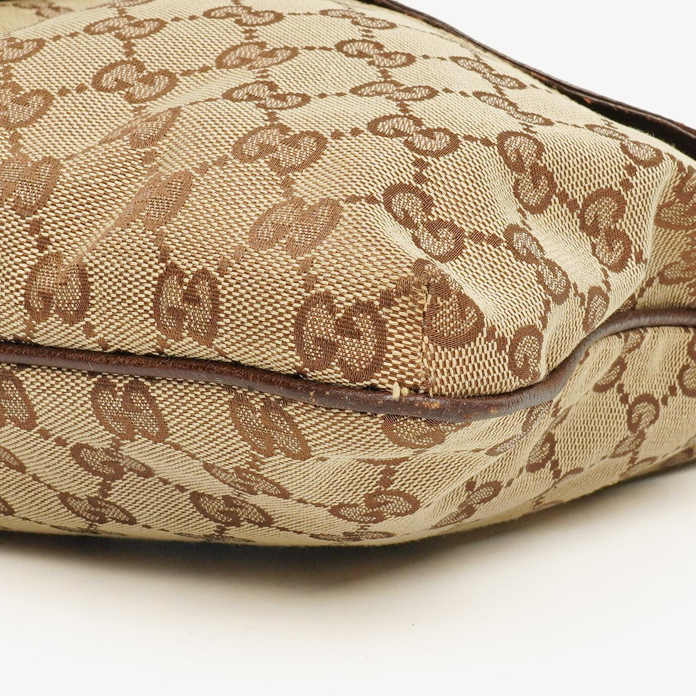Gucci Web Messenger Tasche aus GG Canvas mit Doppeltasche