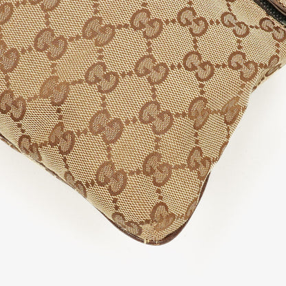 Gucci Web Messenger Tasche aus GG Canvas mit Doppeltasche