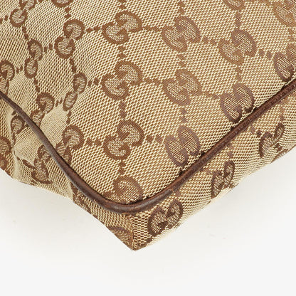 Gucci Web Messenger Tasche aus GG Canvas mit Doppeltasche
