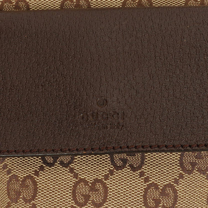 Gucci Web Messenger Tasche aus GG Canvas mit Doppeltasche