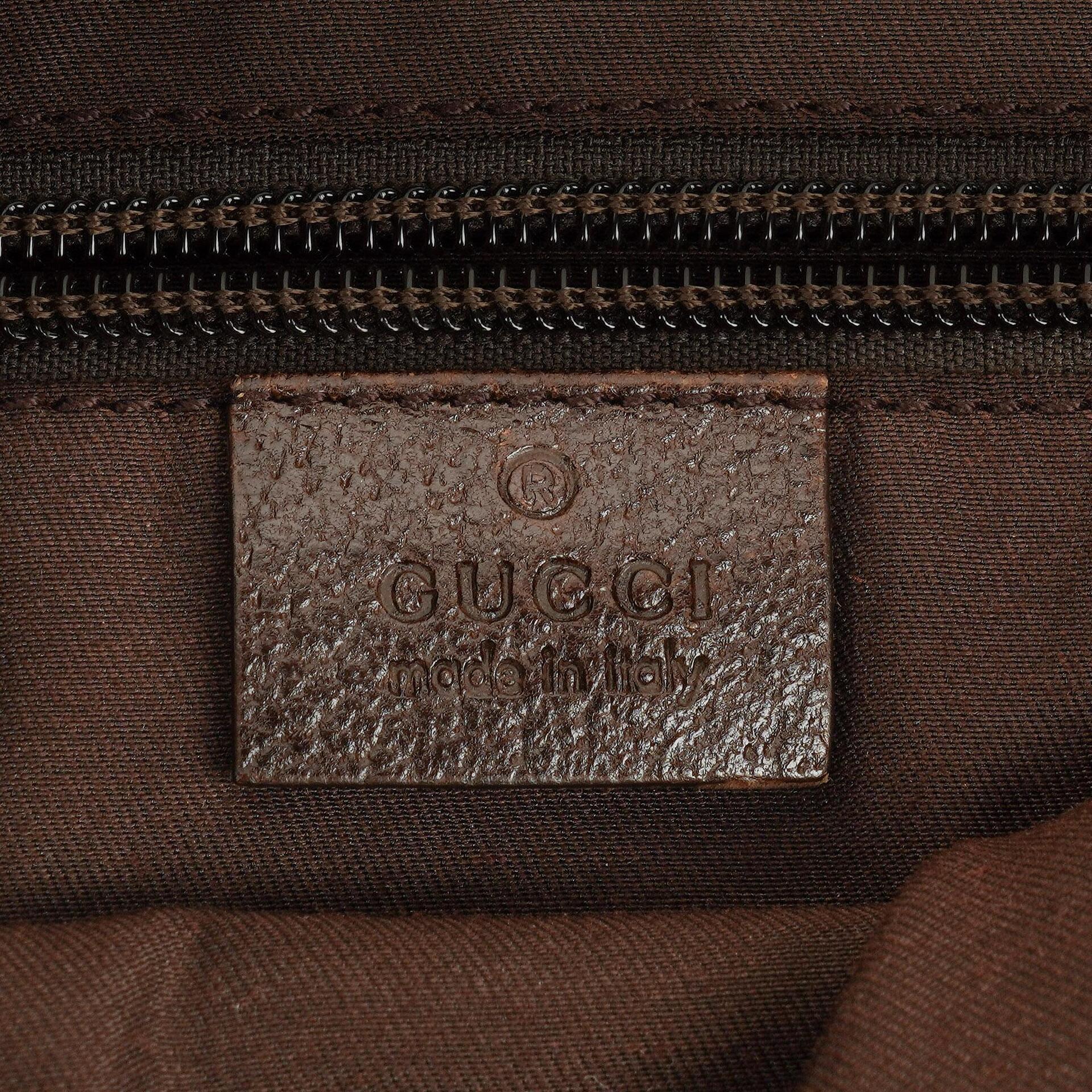 Gucci Web Messenger Tasche aus GG Canvas mit Doppeltasche