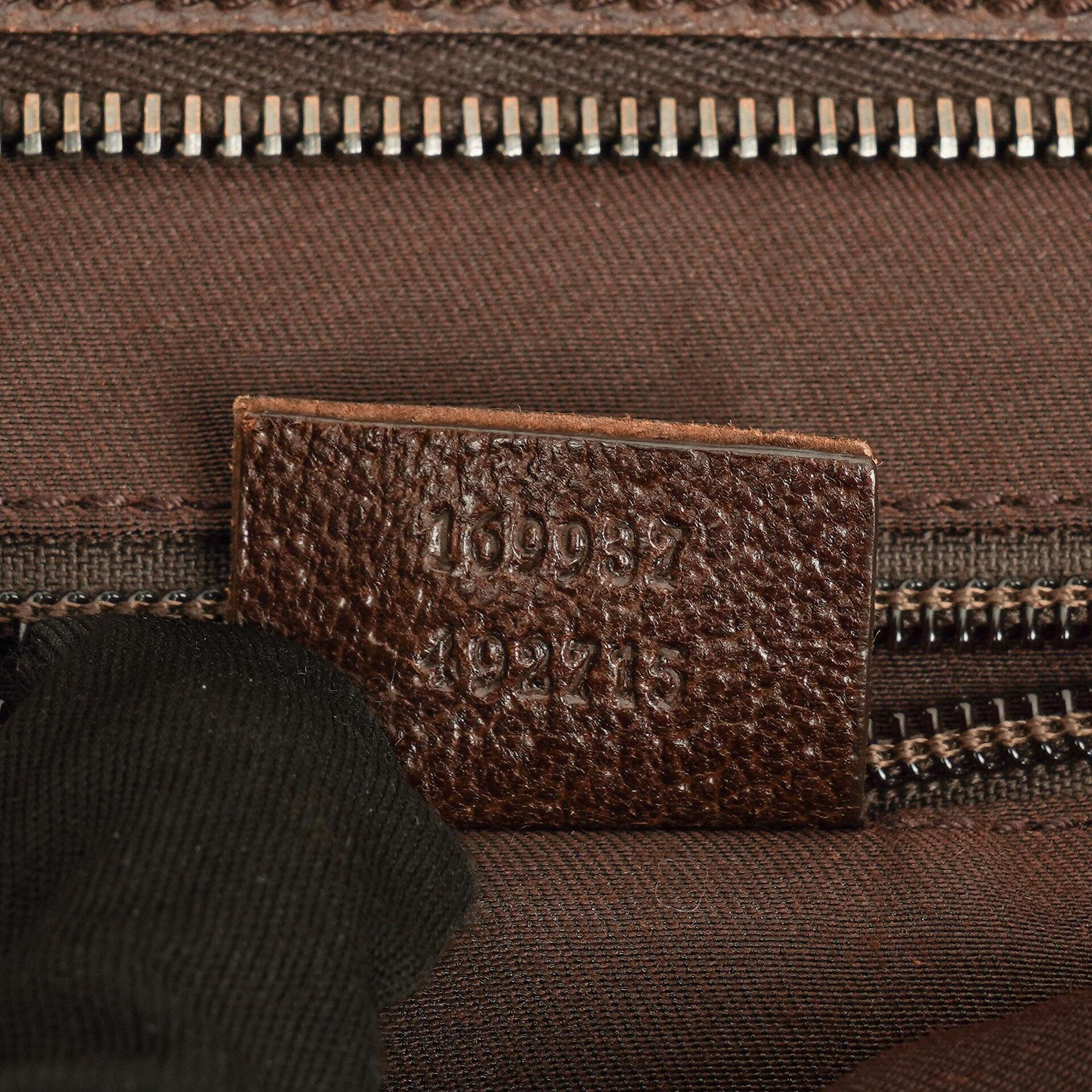 Gucci Web Messenger Tasche aus GG Canvas mit Doppeltasche