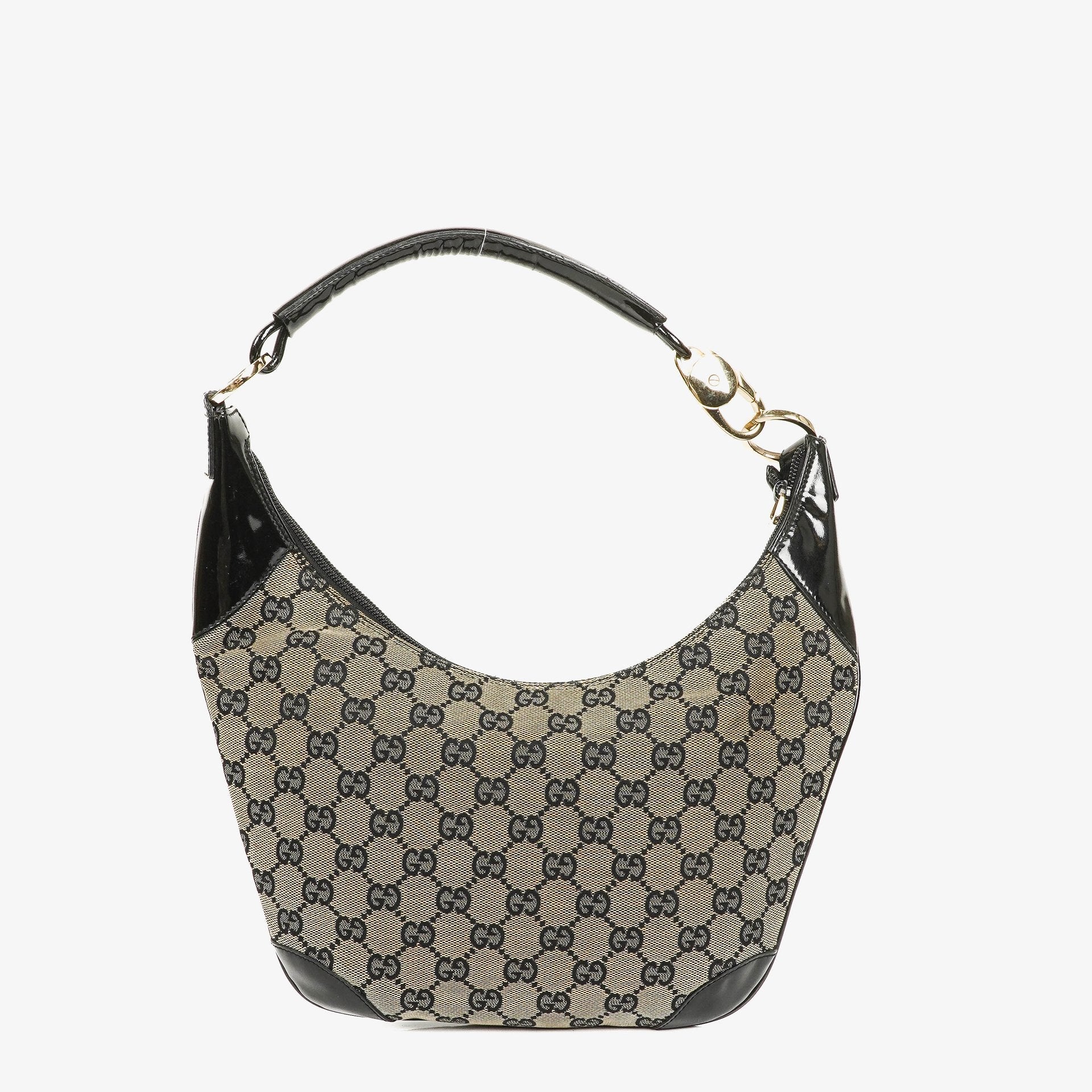Gucci Hobo Bag aus GG Canvas mit Griff-Ring