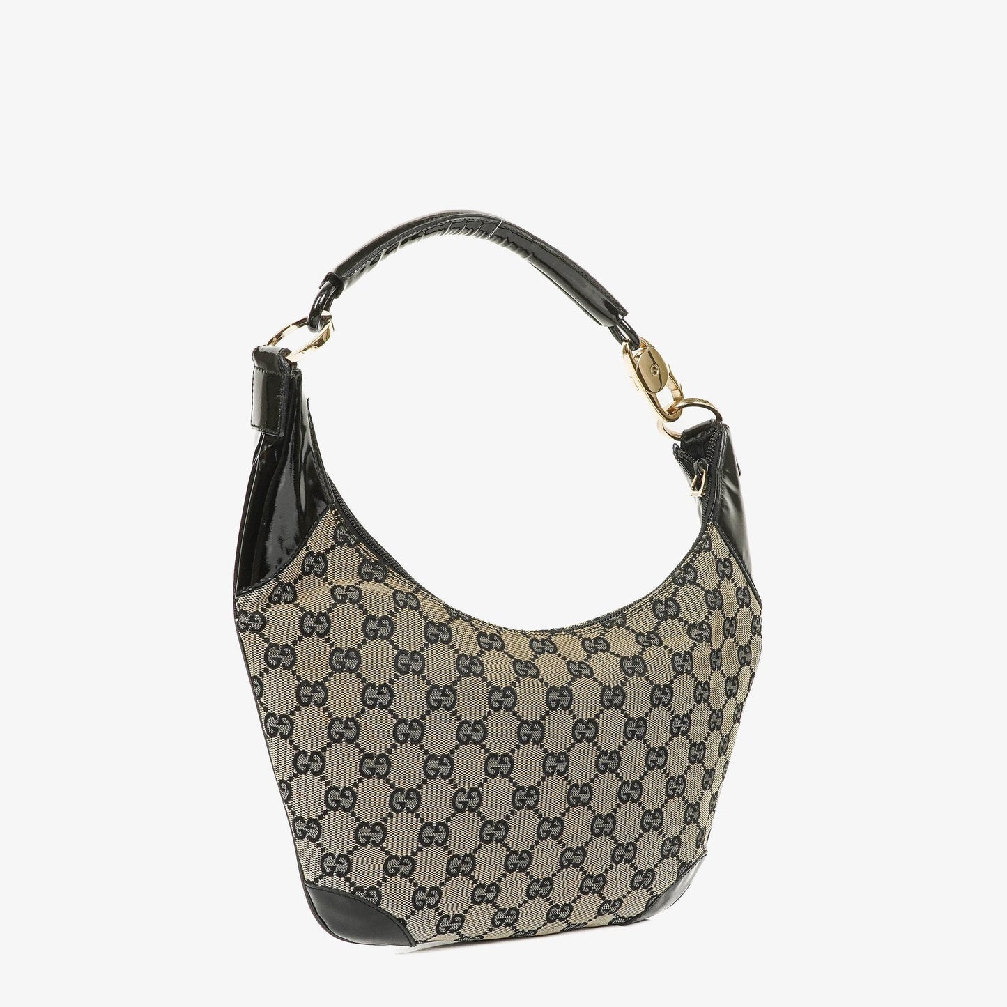Gucci Hobo Bag aus GG Canvas mit Griff-Ring