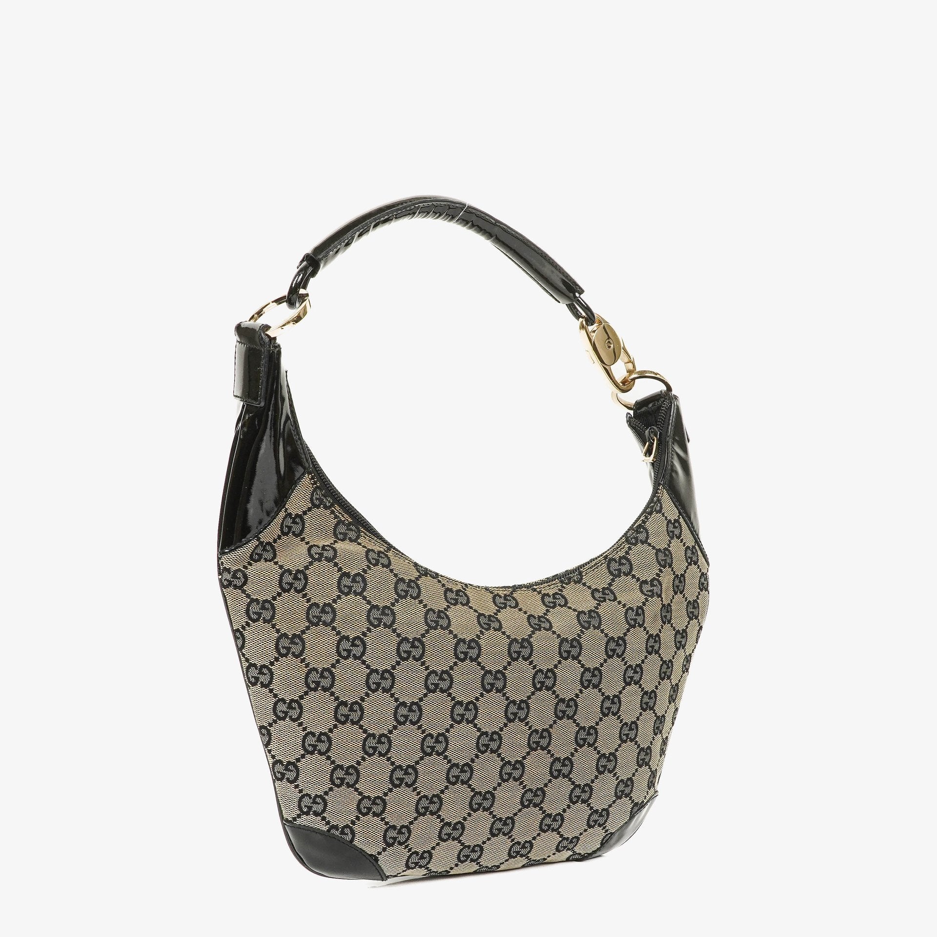 Gucci Hobo Bag aus GG Canvas mit Griff-Ring