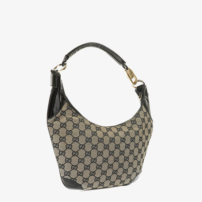 Gucci Hobo Bag aus GG Canvas mit Griff-Ring