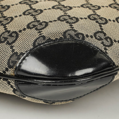 Gucci Hobo Bag aus GG Canvas mit Griff-Ring