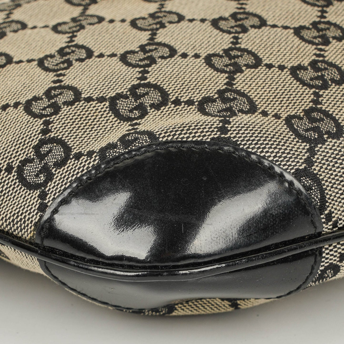 Gucci Hobo Bag aus GG Canvas mit Griff-Ring