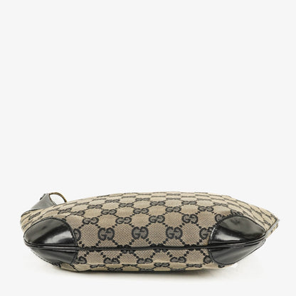 Gucci Hobo Bag aus GG Canvas mit Griff-Ring
