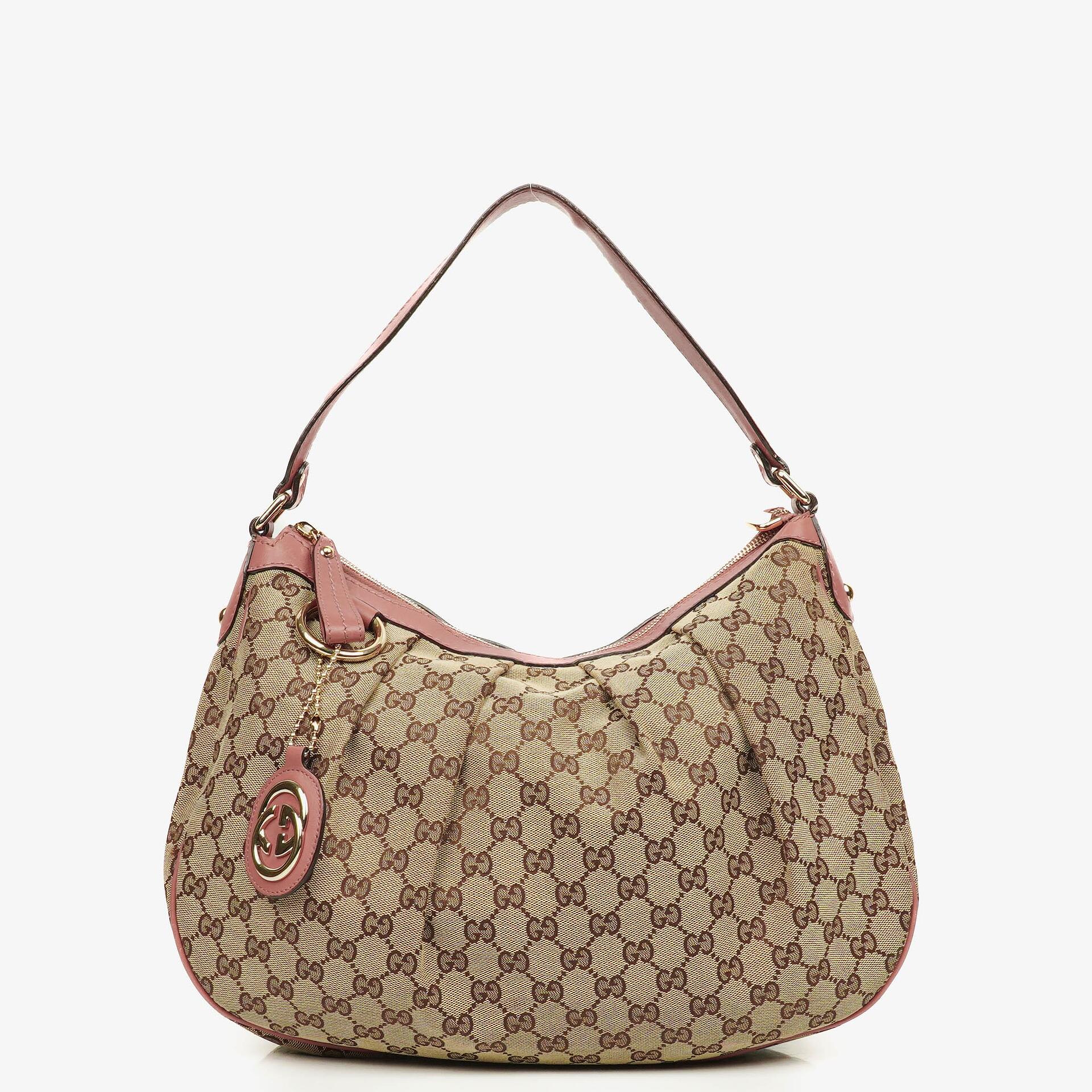 Gucci Sukey Mittelgroße Schulter-Hobo-Tasche aus GG Canvas
