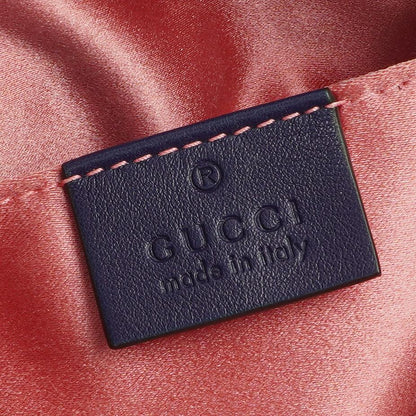 Gucci GG Marmont Matelasse Kobaltblau Samt Gürteltasche 85 34