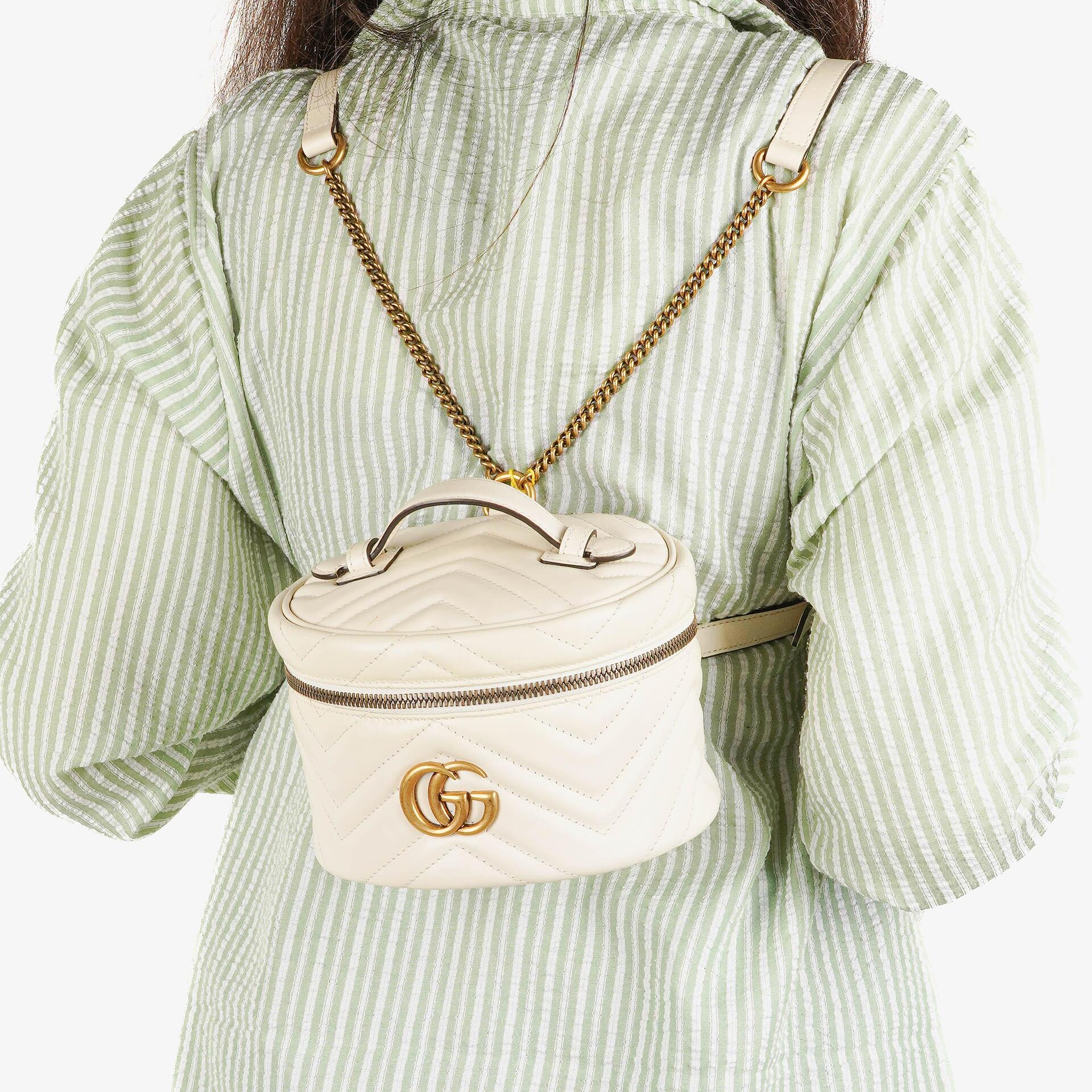 Gucci GG Marmont runder Rucksack