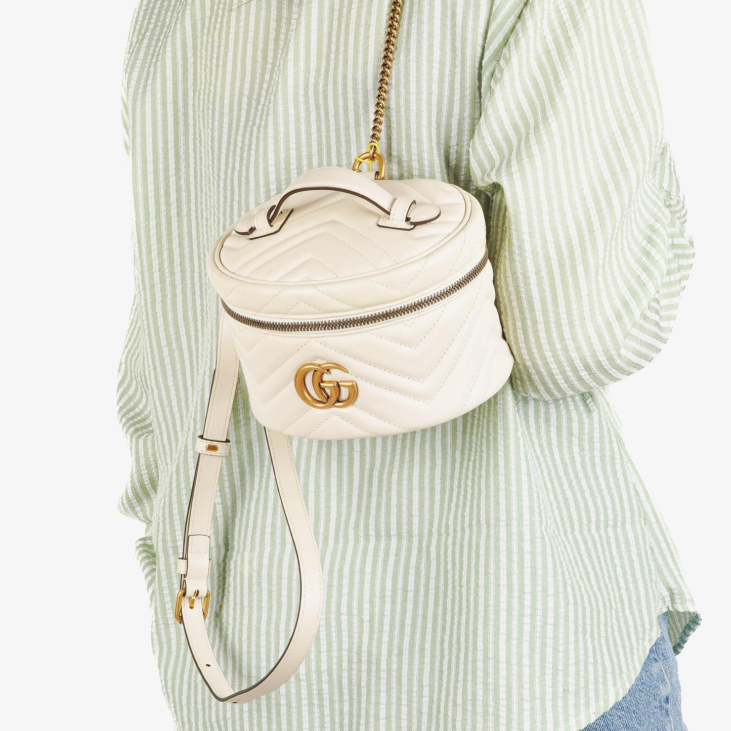 Gucci GG Marmont runder Rucksack