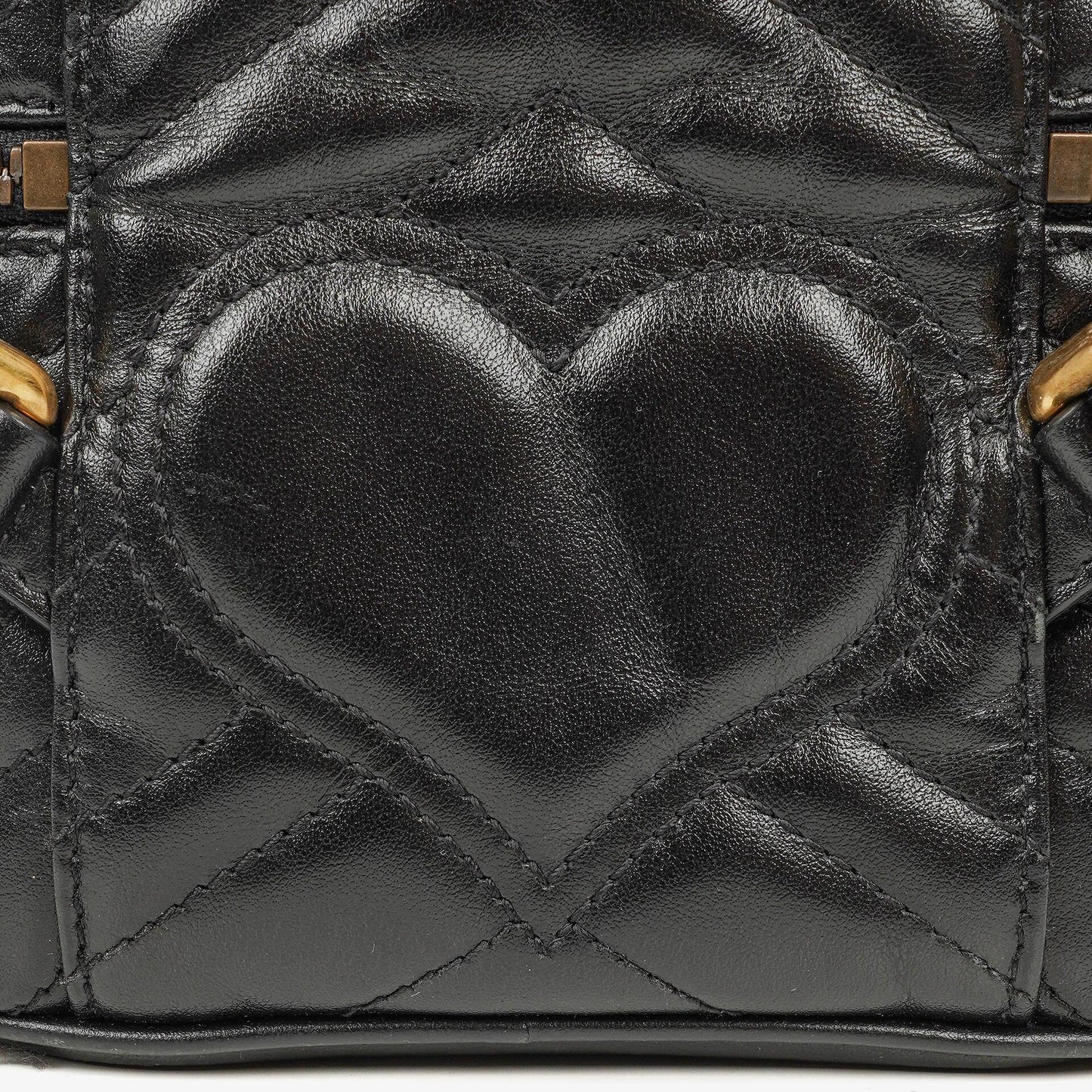 Gucci GG Marmont runder schwarzer Rucksack