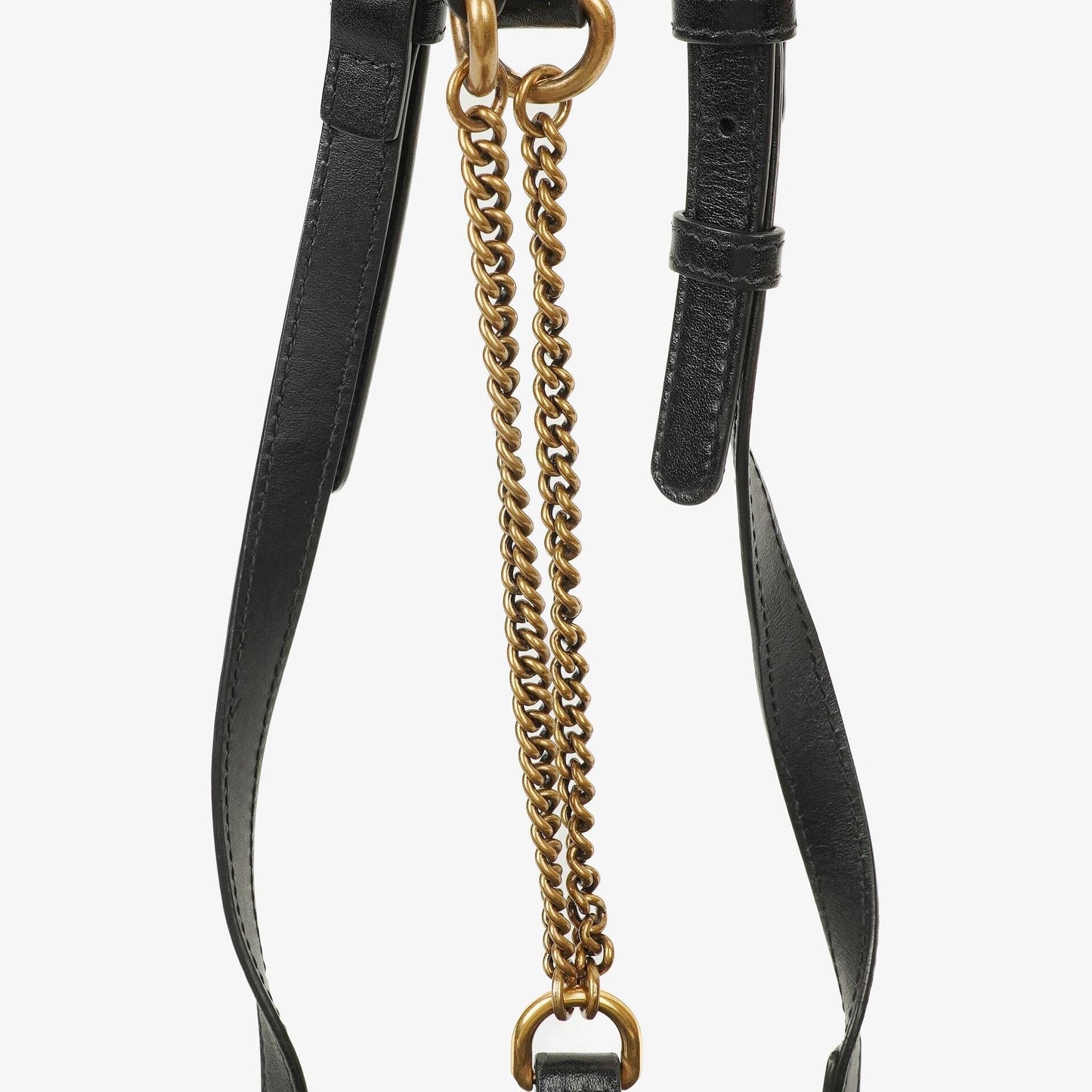Gucci GG Marmont runder schwarzer Rucksack