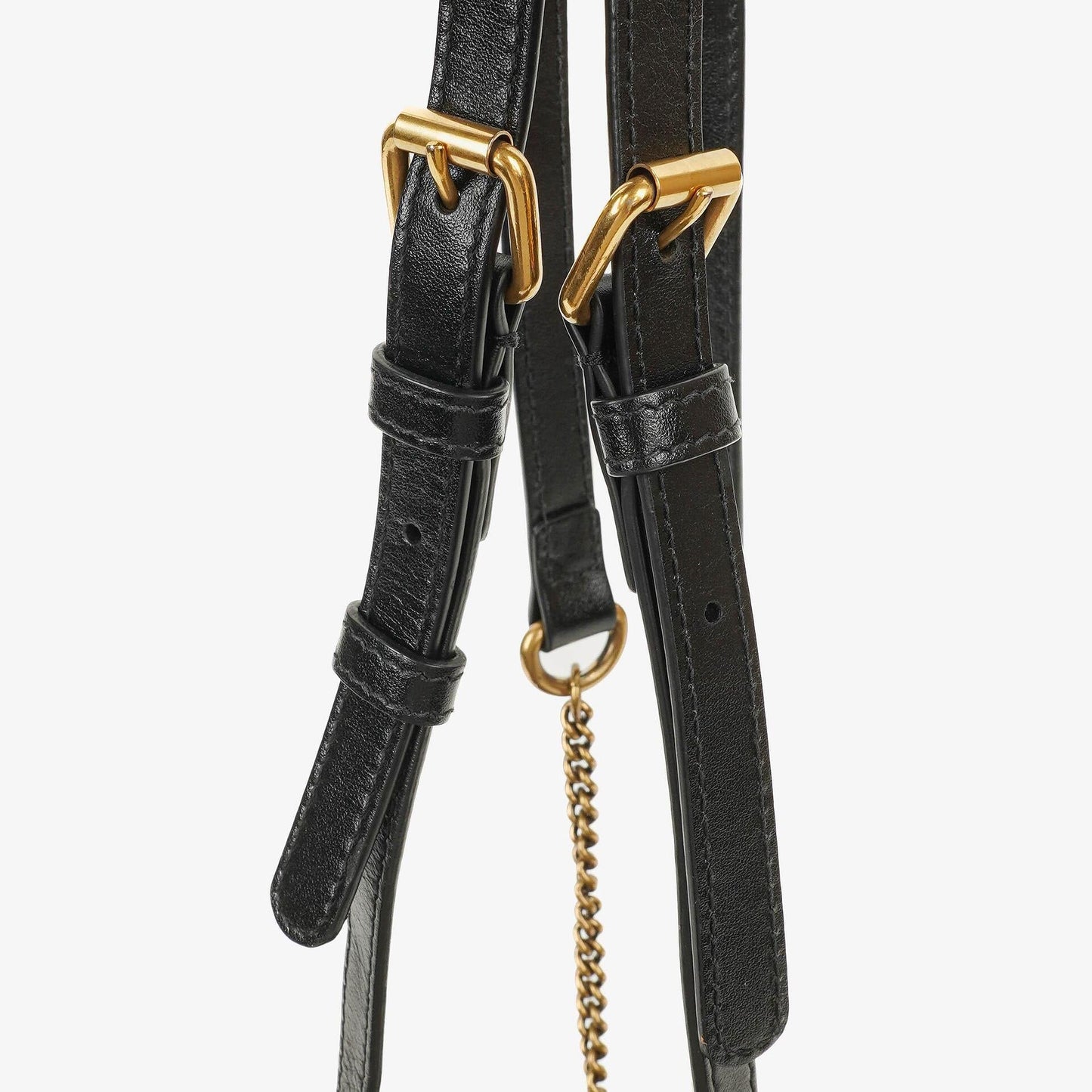 Gucci GG Marmont runder schwarzer Rucksack