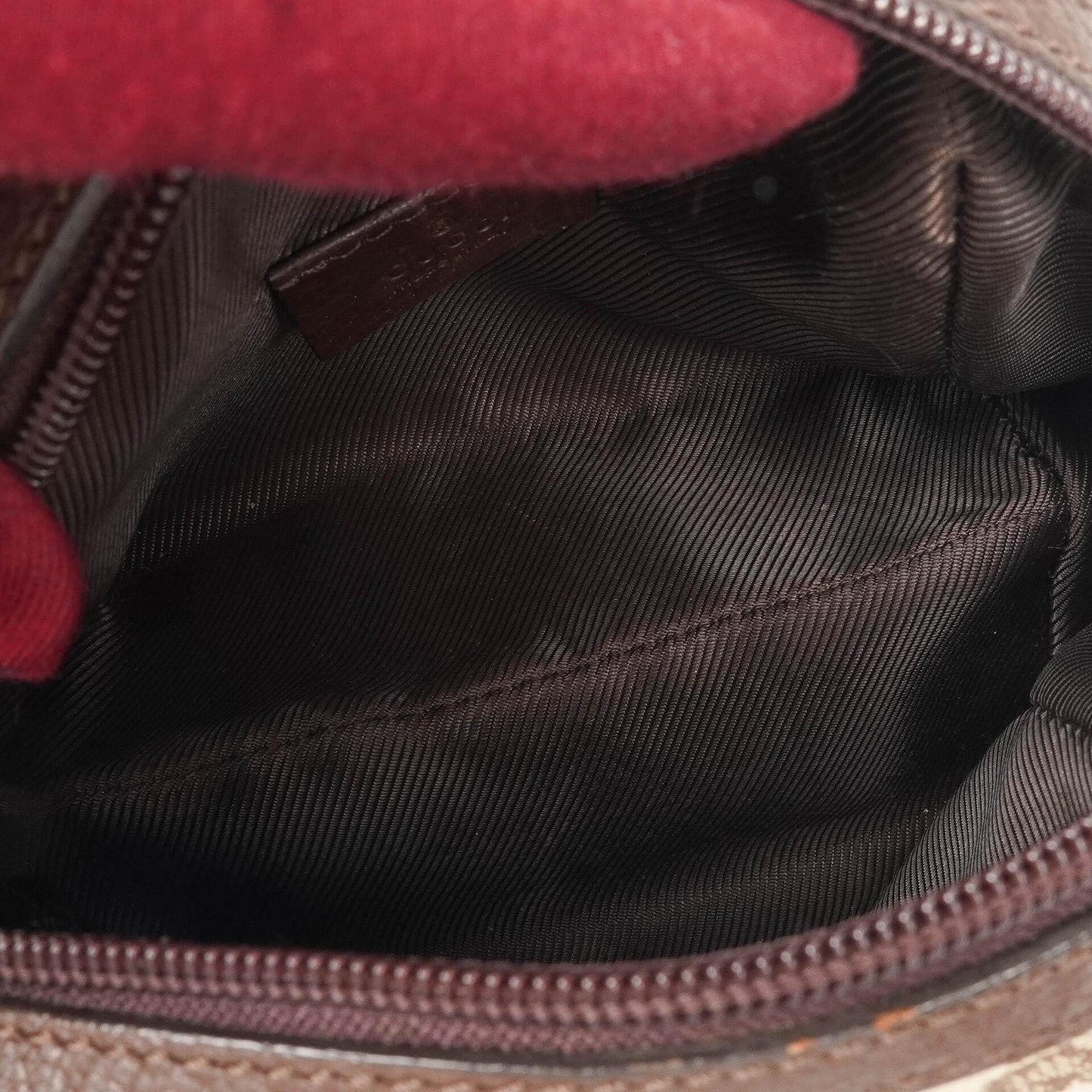 Gucci GG Monogram Beige und Braun Balthus Kleine Kosmetiktasche