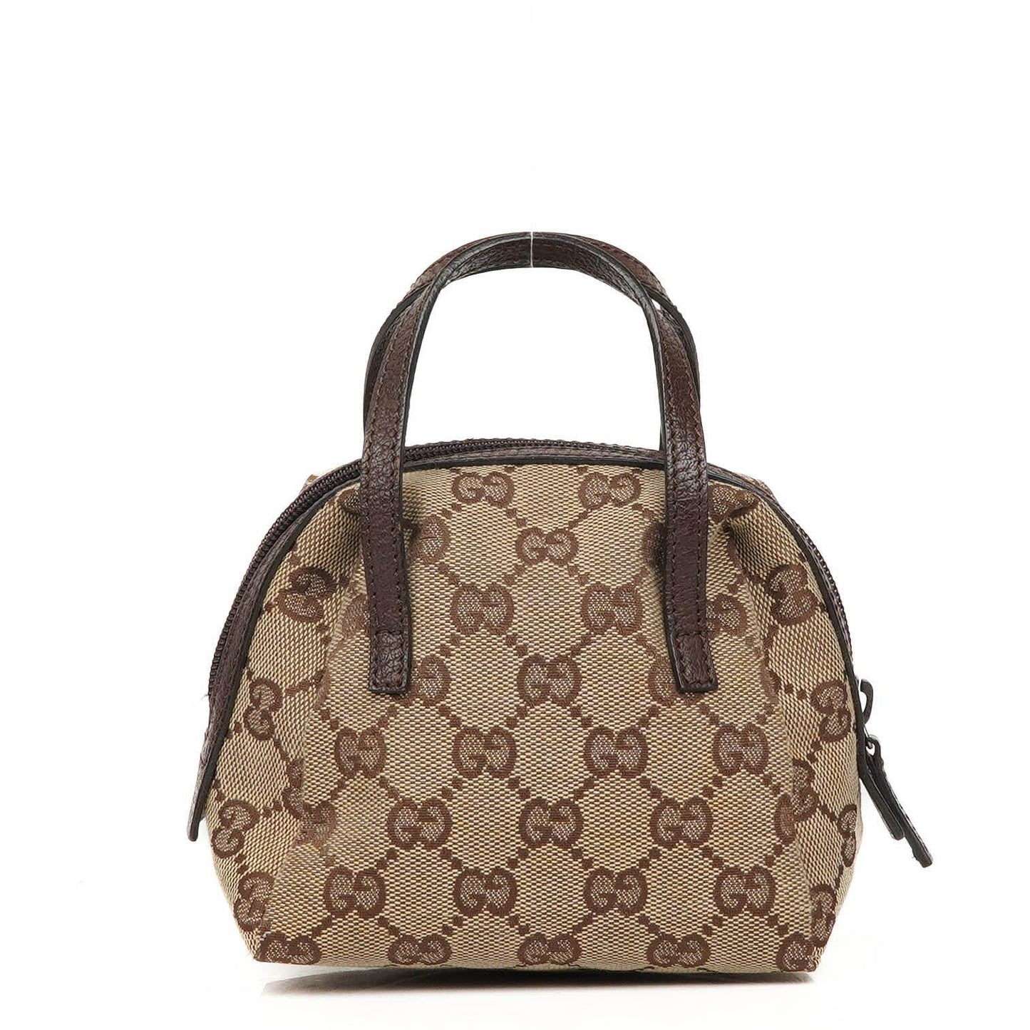 Gucci GG Monogram Beige und Braun Balthus Kleine Kosmetiktasche