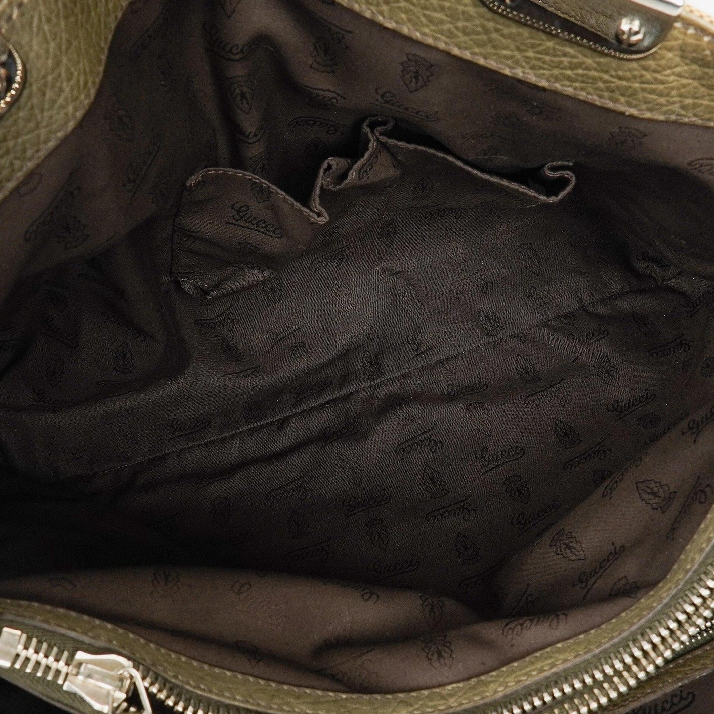 Gucci GG Monogram Canvas Top-Handle-Tasche in Beige mit Bambusgriff