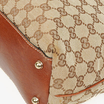 Gucci GG Monogram Canvas Handtasche in Beige/Braun