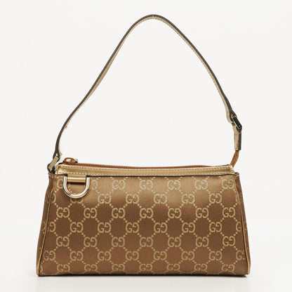 Gucci Abbey D-Ring Pochette aus GG Satin