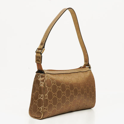 Gucci Abbey D-Ring Pochette aus GG Satin