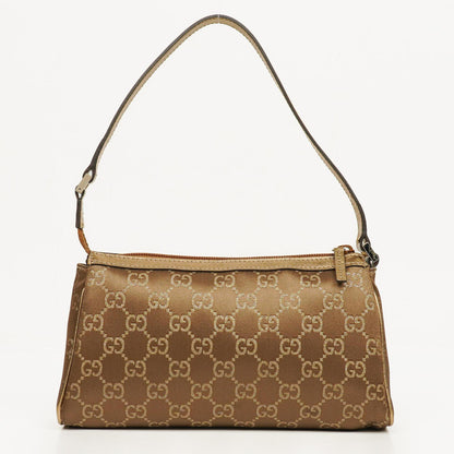 Gucci Abbey D-Ring Pochette aus GG Satin