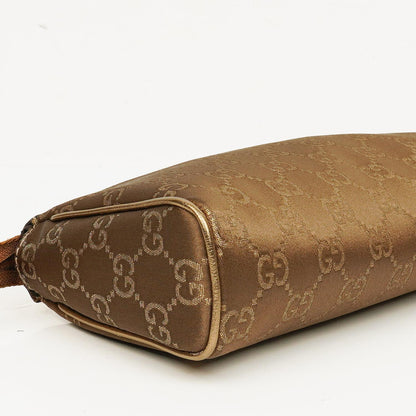 Gucci Abbey D-Ring Pochette aus GG Satin
