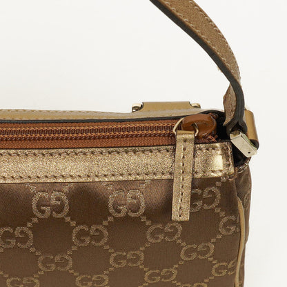 Gucci Abbey D-Ring Pochette aus GG Satin