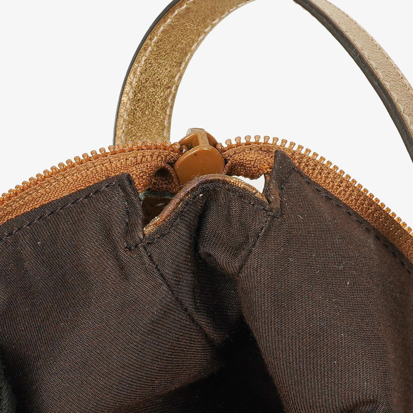 Gucci Abbey D-Ring Pochette aus GG Satin