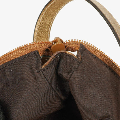 Gucci Abbey D-Ring Pochette aus GG Satin