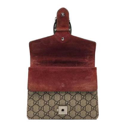 Gucci GG Supreme Monogram Blooms Mini Dionysus Schultertasche