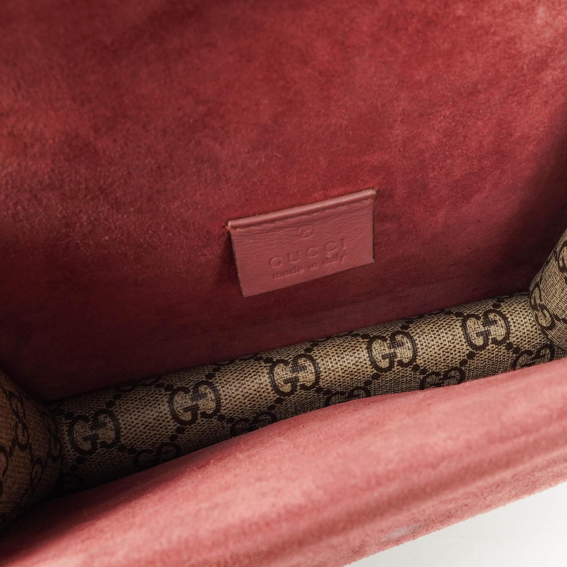 Gucci GG Supreme Monogram Blooms Mini Dionysus Schultertasche