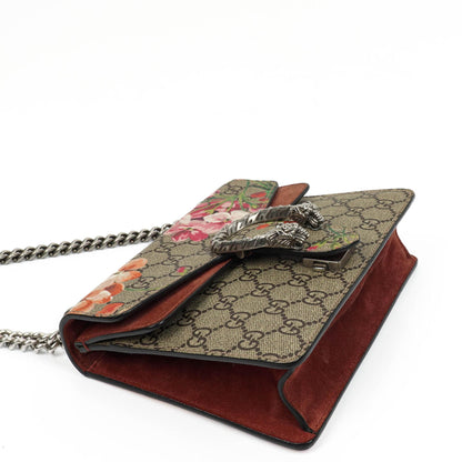 Gucci GG Supreme Monogram Blooms Mini Dionysus Schultertasche