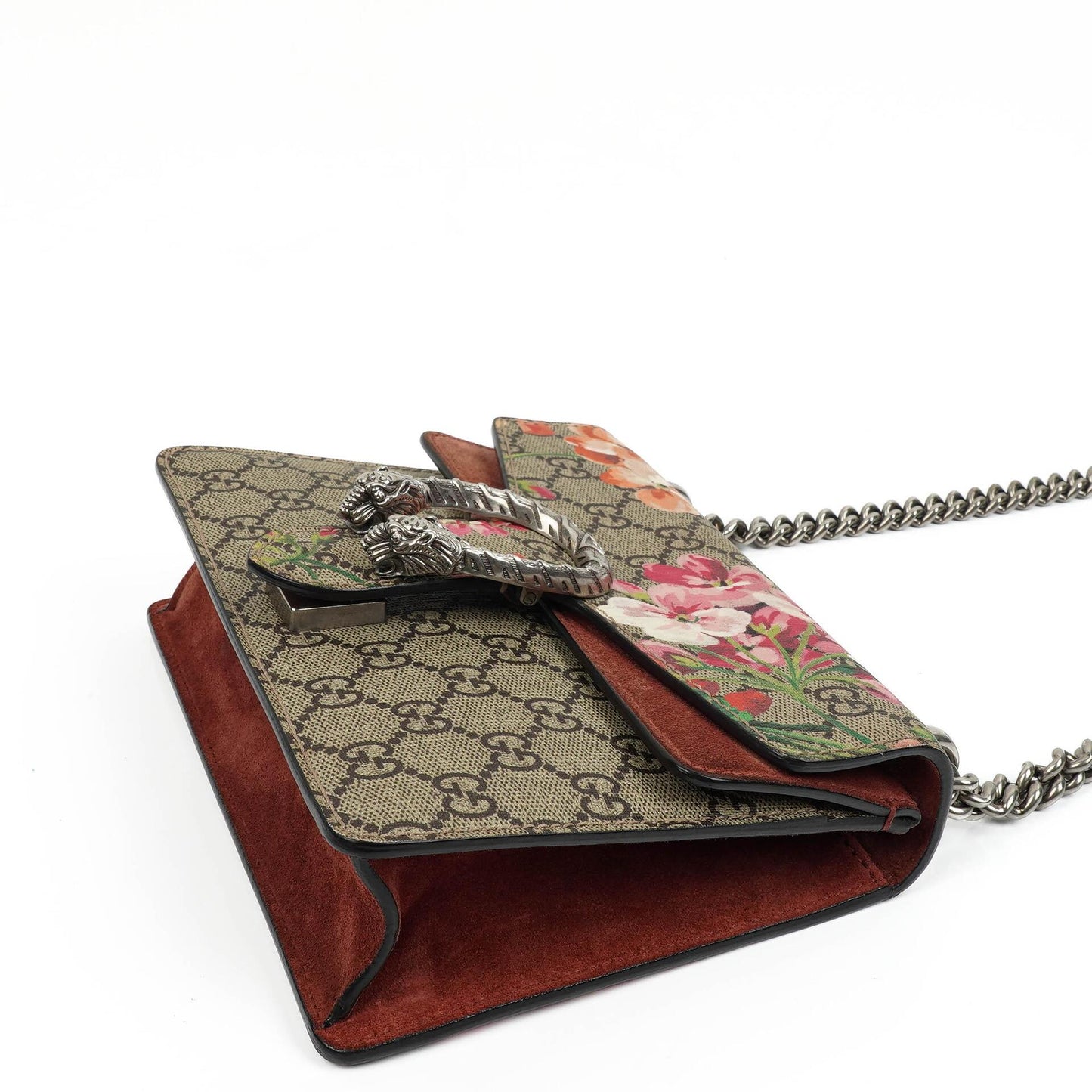 Gucci GG Supreme Monogram Blooms Mini Dionysus Schultertasche
