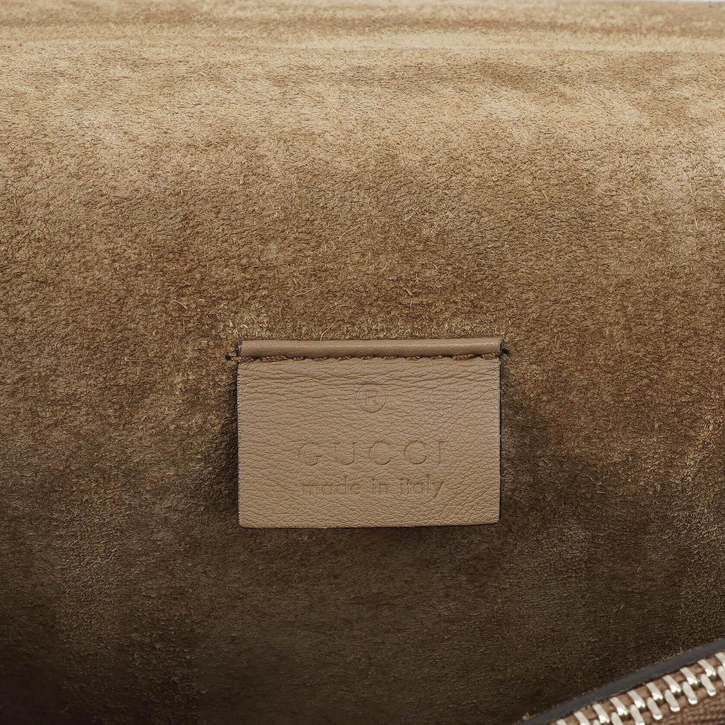 Gucci Medium Dionysus Schultertasche aus GG Supreme Monogram mit Lightning-Stickerei