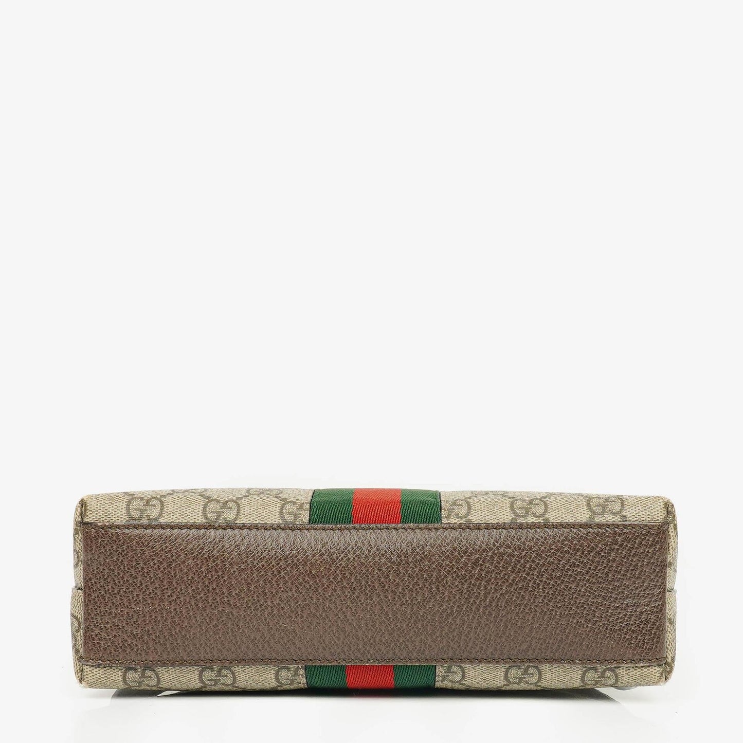 Gucci Kleine Ophidia Dome Schultertasche aus GG Supreme Monogram mit abgerundeter Oberseite