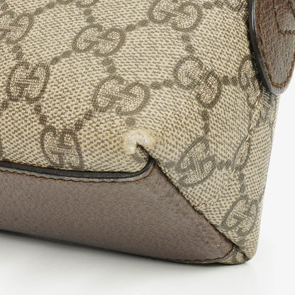 Gucci Kleine Ophidia Dome Schultertasche aus GG Supreme Monogram mit abgerundeter Oberseite