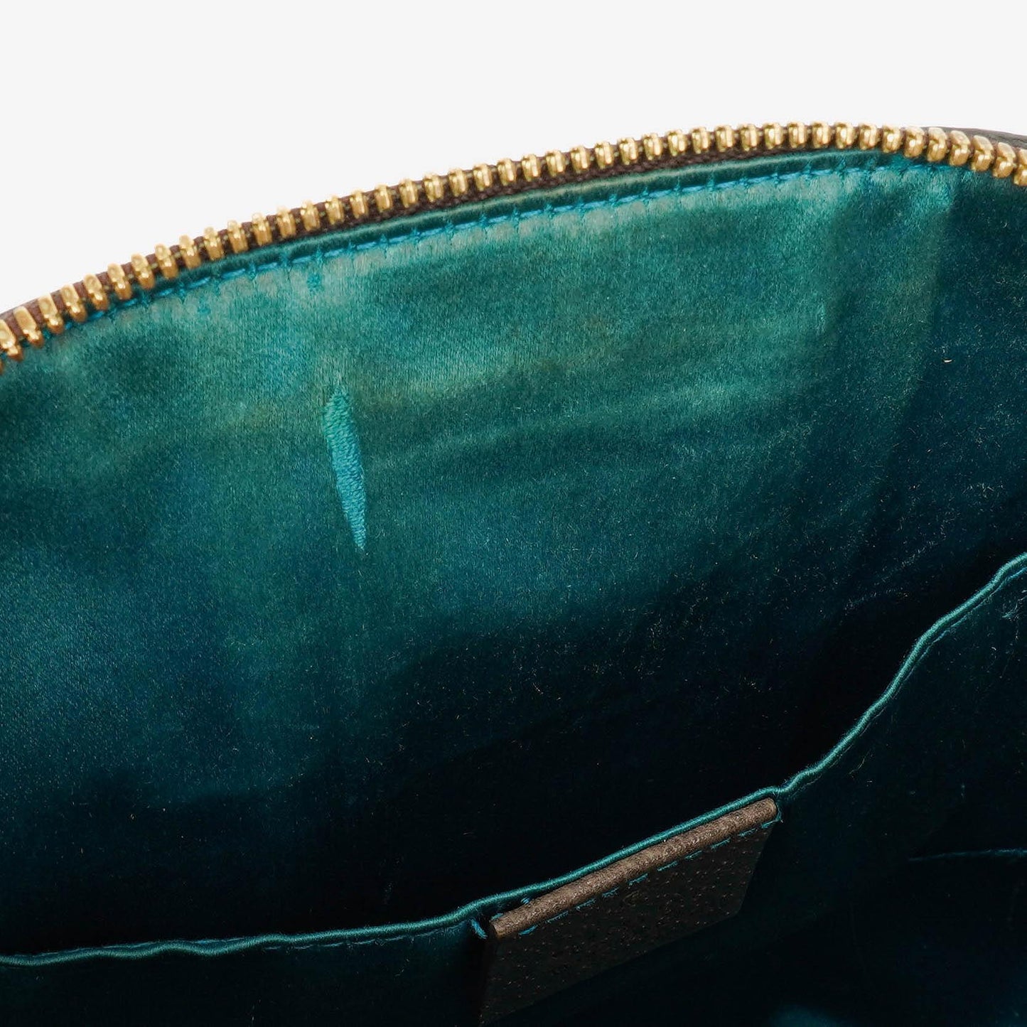 Gucci Kleine Ophidia Dome Schultertasche aus GG Supreme Monogram mit abgerundeter Oberseite