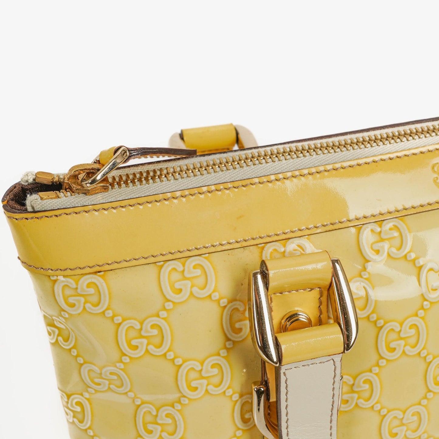 Gucci GG Abbey Tote-Tasche in Gelb