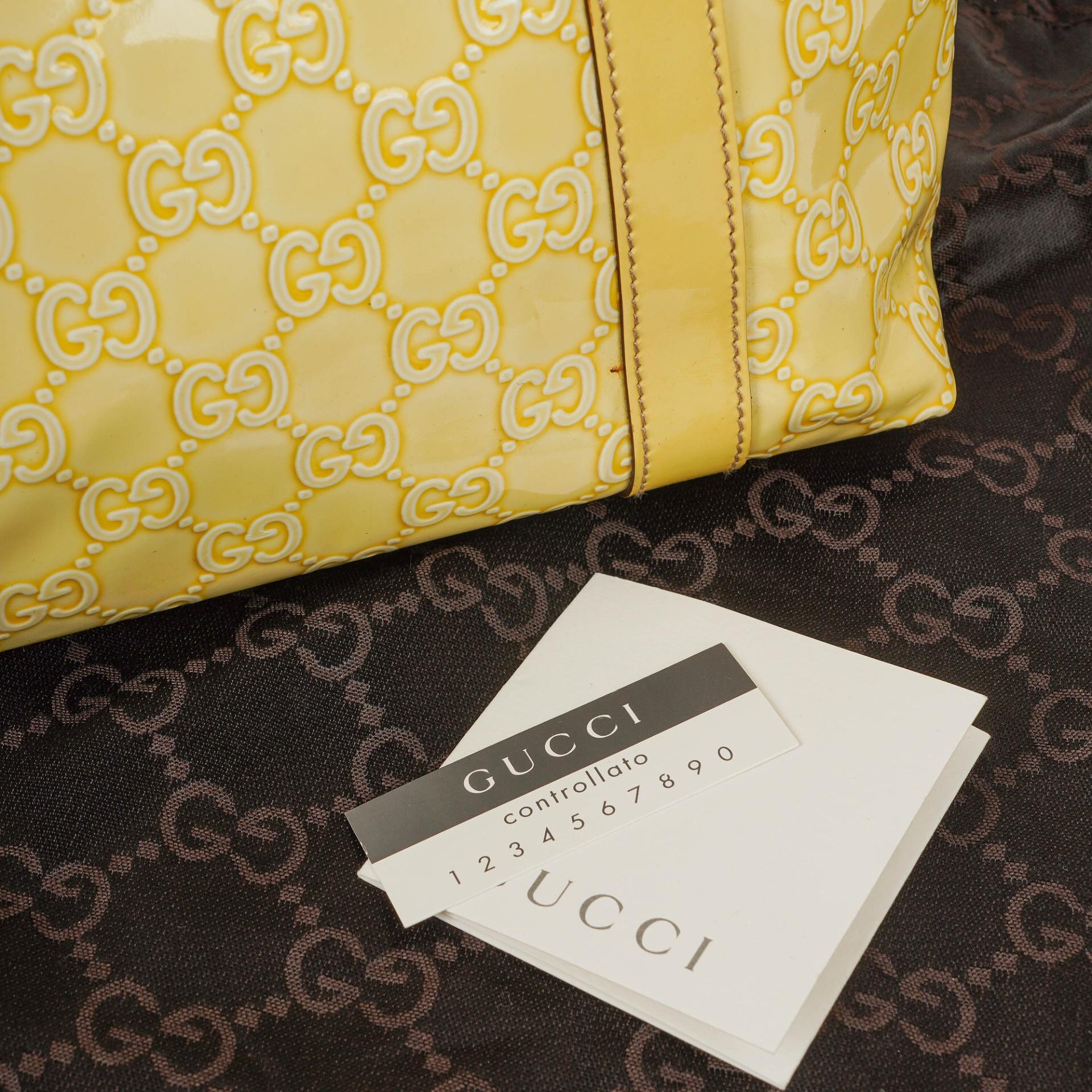 Gucci GG Abbey Tote-Tasche in Gelb