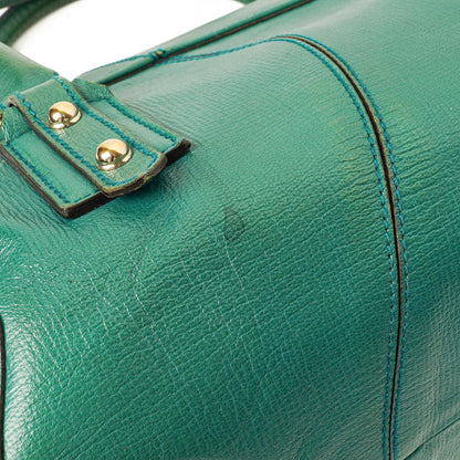 Gucci Horsebit Chain Flap Bag Large aus genarbtem Kalbsleder
