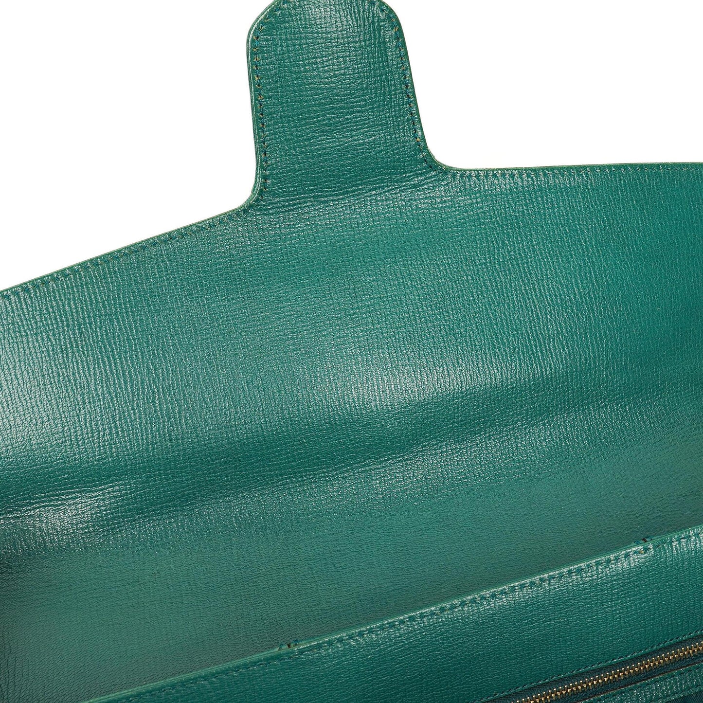 Gucci Horsebit Chain Flap Bag Large aus genarbtem Kalbsleder