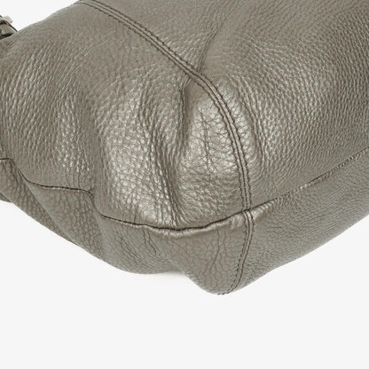 Gucci Horsebit Hobo aus grauem genarbtem Kalbsleder