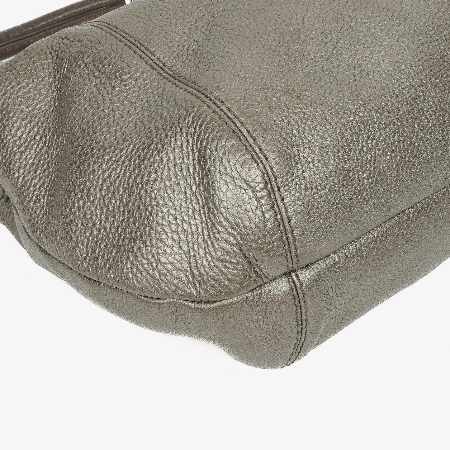 Gucci Horsebit Hobo aus grauem genarbtem Kalbsleder