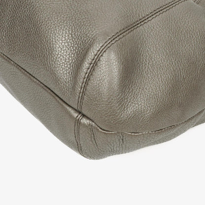 Gucci Horsebit Hobo aus grauem genarbtem Kalbsleder