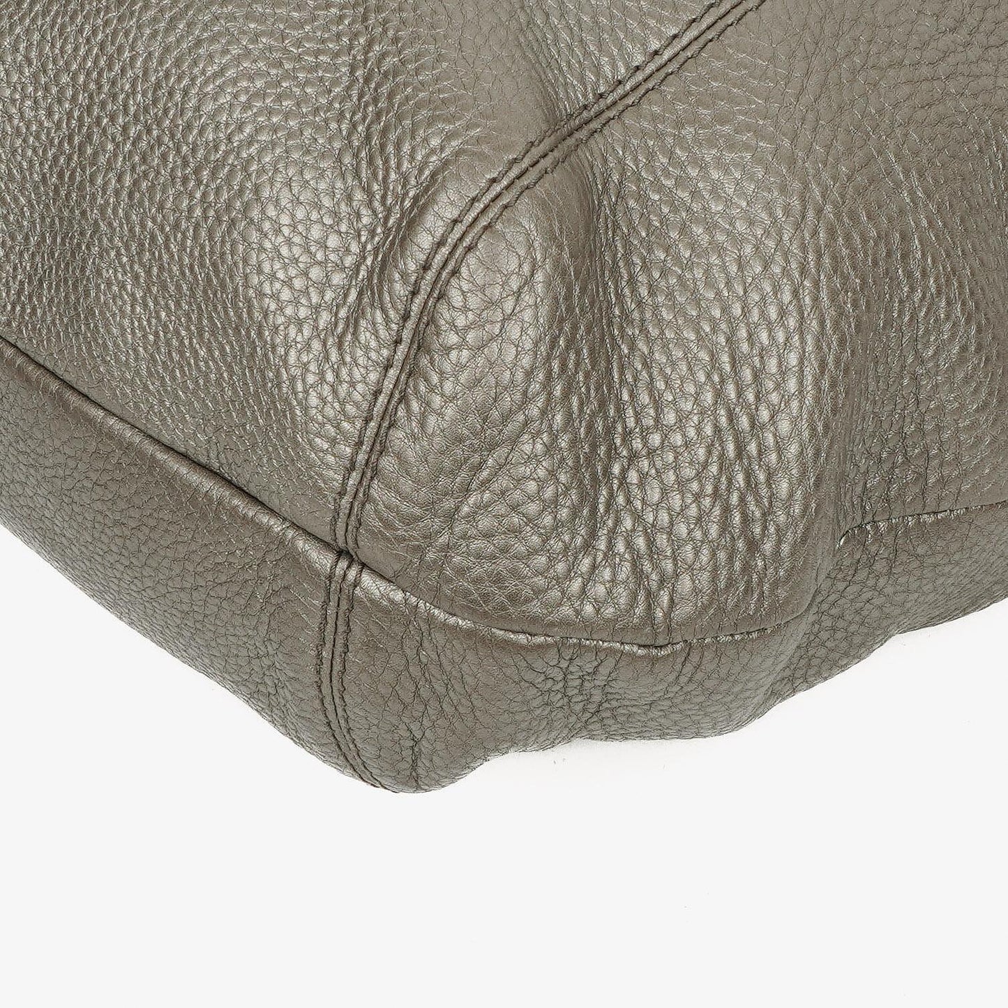 Gucci Horsebit Hobo aus grauem genarbtem Kalbsleder