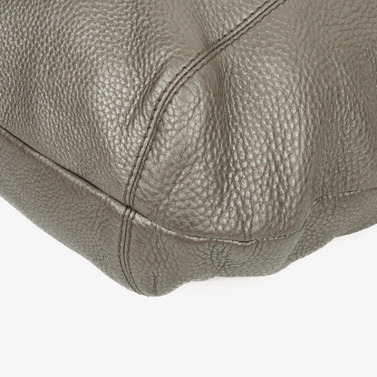 Gucci Horsebit Hobo aus grauem genarbtem Kalbsleder