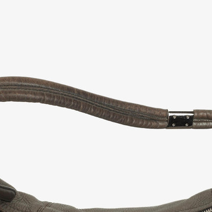 Gucci Horsebit Hobo aus grauem genarbtem Kalbsleder