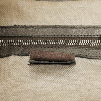 Gucci Horsebit Hobo aus grauem genarbtem Kalbsleder